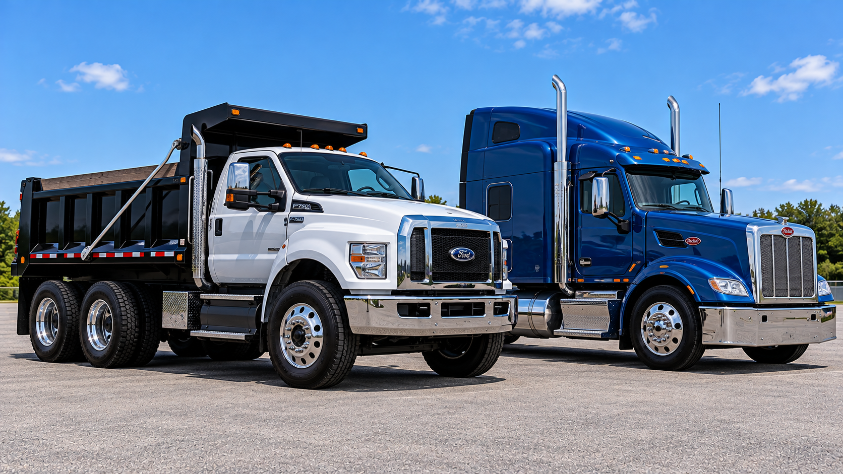 Commercial trucks representing MATA Heavy Duty
